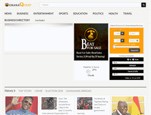 Tablet Screenshot of ghanaquest.com